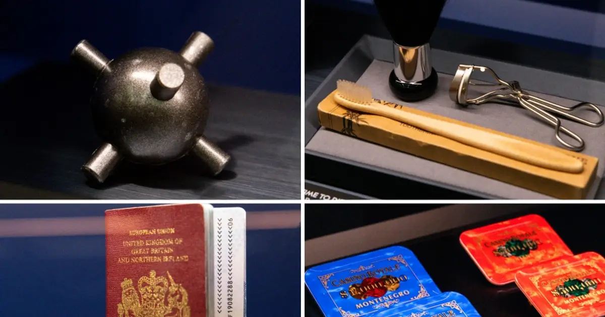 Inside Omega’s James Bond Exhibition, From 007’s Toothbrush to His Passport and Mini Car Bombs