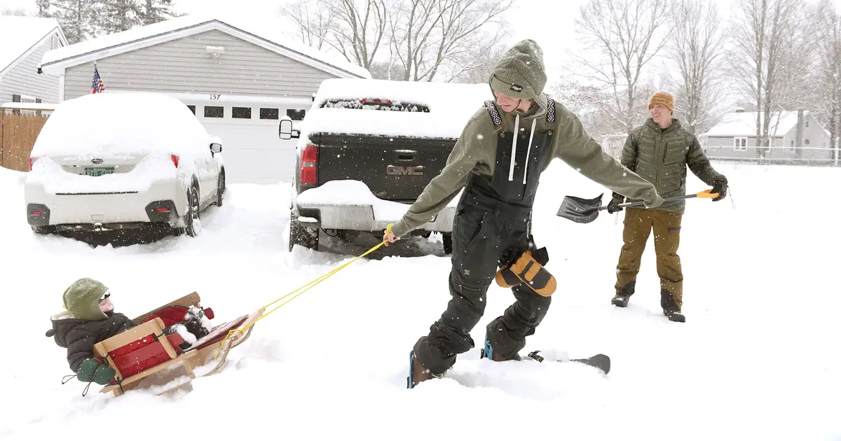 Heavy snowfall causes multiple slide - offs in Upper Valley