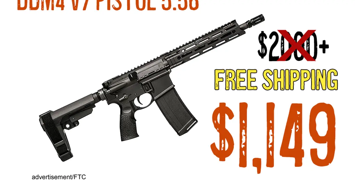 Daniel Defense DDM4 V7 Pistol 5 . 56 – $1 , 149 ( 44 % OFF )