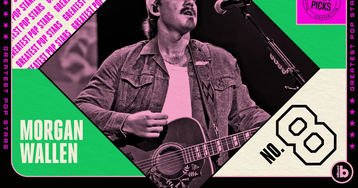Morgan Wallen : Greatest Pop Stars of 2025 , No . 8