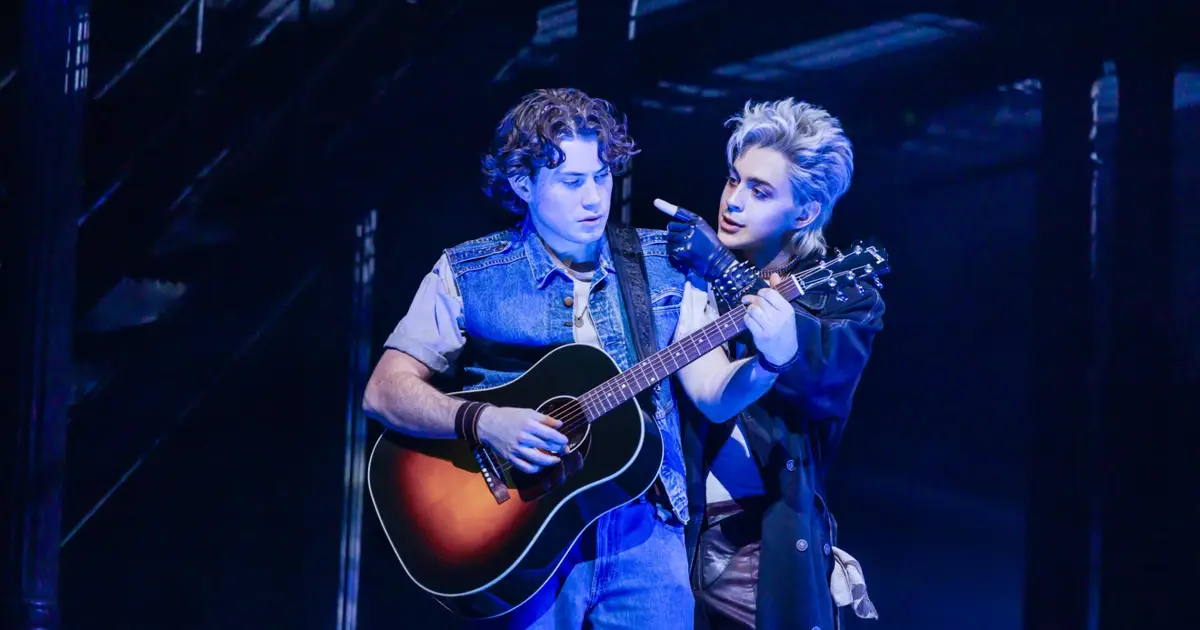 How Ali Louis Bourzgui Transforms Into a Vampire Rock Star in Broadway’s ‘The Lost Boys’