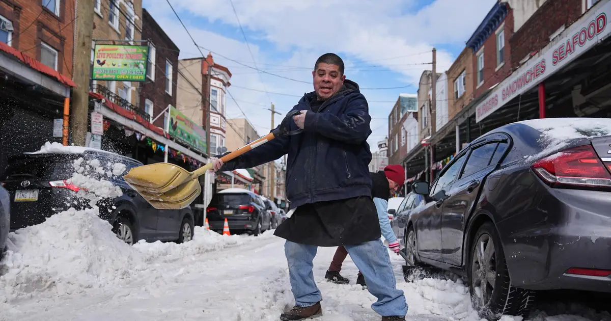Shoveling snow ? Over - exertion and cold temps can raise your heart risks