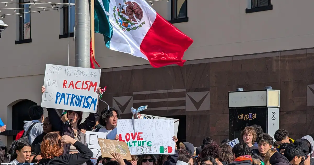Aurora students again protest ICE with walkout