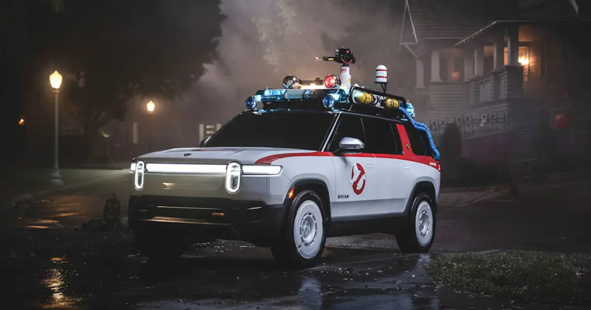 Rivian Halloween Update Turns R1, R2 Into Ghostbusting EVs Through Nov. 2