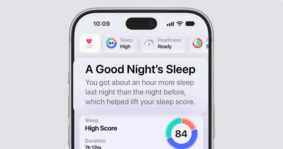 Apple Announces a Redesigned Health App and Readiness Score