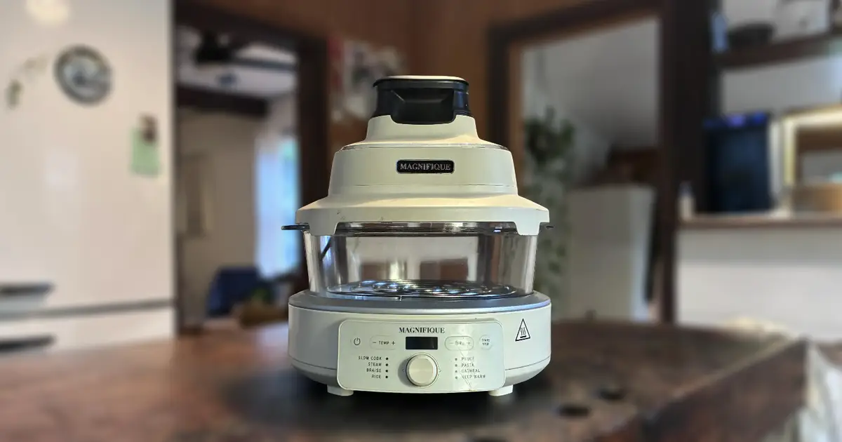 This Glass Air Fryer-Slow Cooker Combo Is the Best Kitchen Tool I’ve Tested All Year