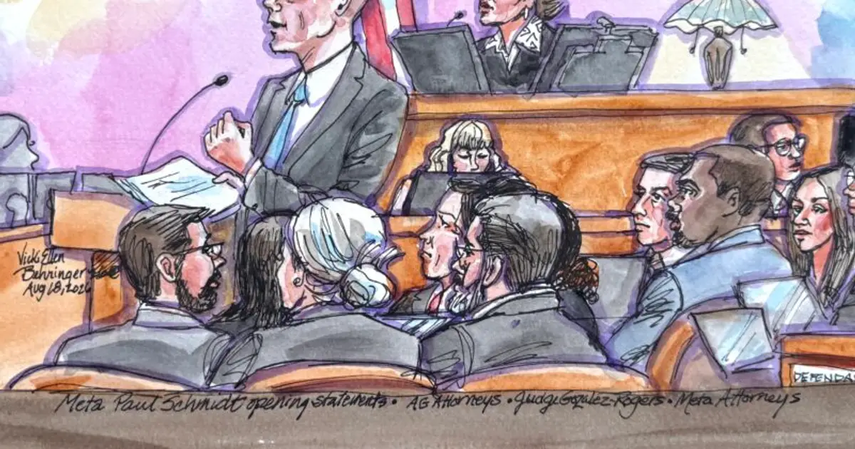 ‘Hook, harvest, hide’: States slam Meta’s secret strategy on first day of jury trial