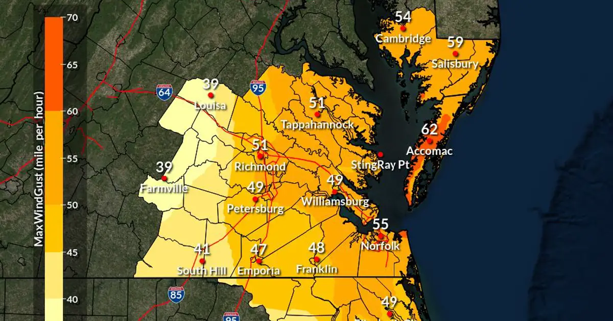 Hampton Roads could hit wind chill temps at or below zero