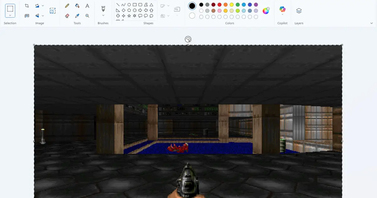 Can MS Paint run Doom? (Yes)