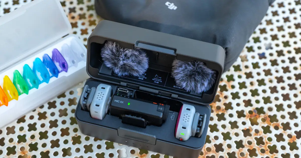 DJI's Mic Mini 2S is the first in its Mini lineup that can record your audio internally