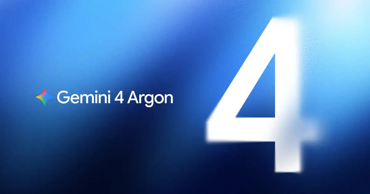 Google's first Gemini 4 model is 'Argon'