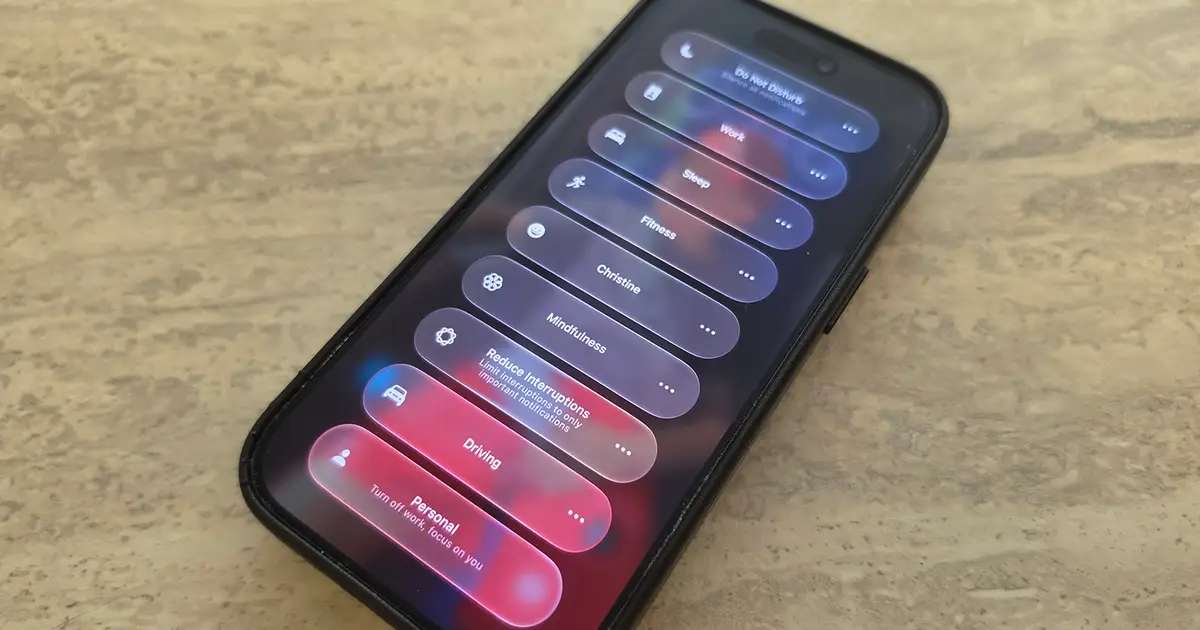 How Focus mode has changed in iOS 27