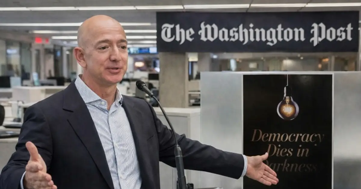 Democracy dies in billionaire hand : Jeff Bezos under fire after Washington Post lays off one - third of its newsroom | Indiablooms