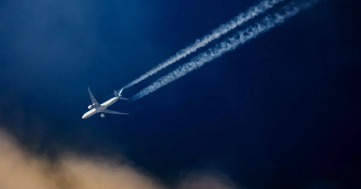 Planes flying over the Atlantic will be re-routed to avoid contrails
