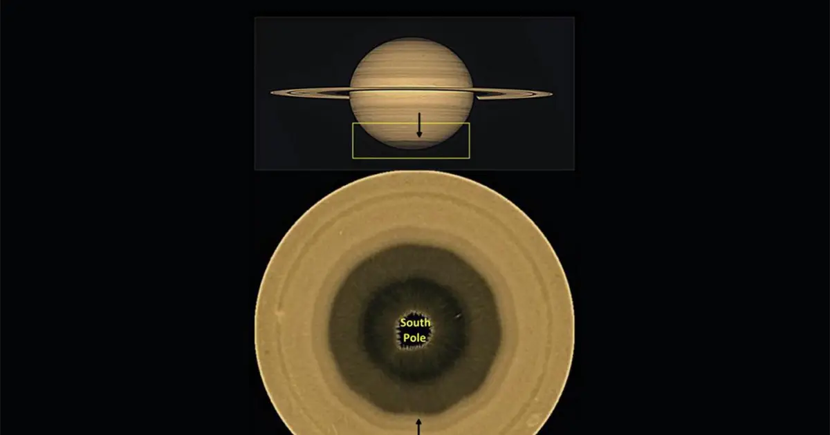 Saturn has a big, weird decagon around its south pole
