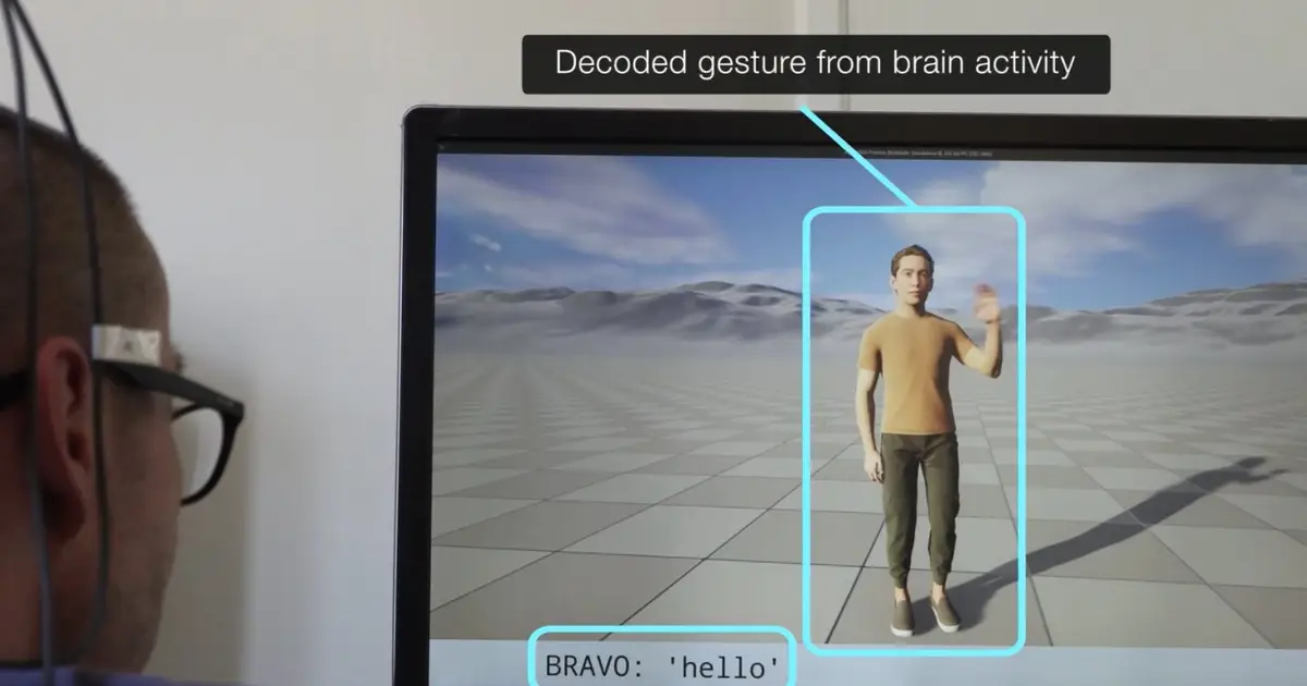 Brain implant lets people with paralysis speak and gesture at the same time