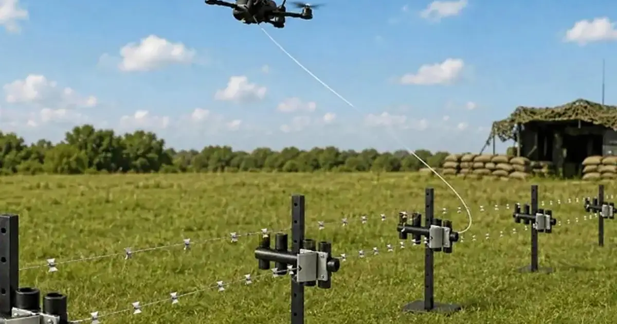 Ukraine rolls out drone-stopping razor fence to thwart attacks