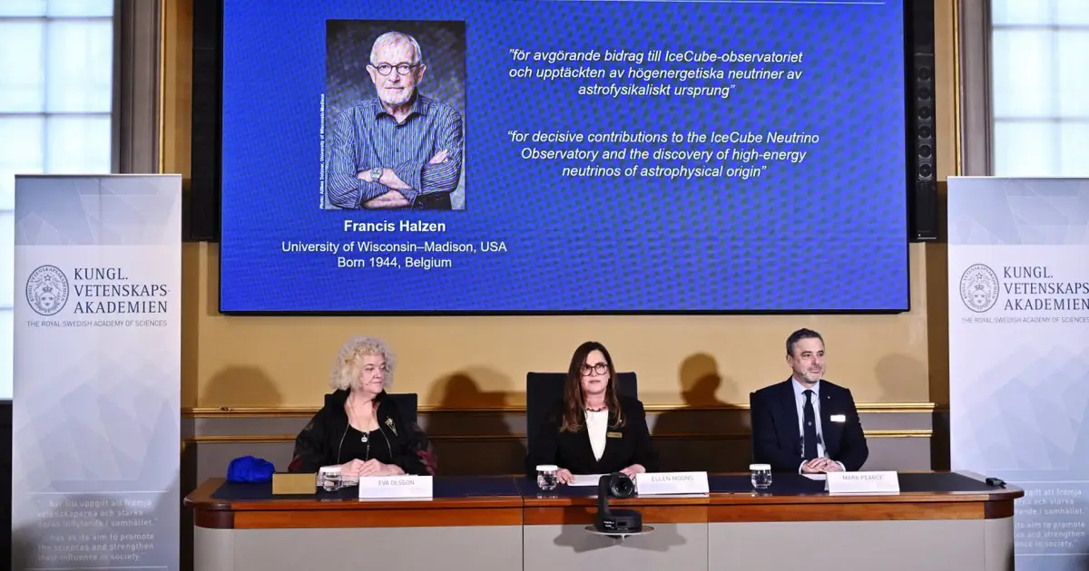 Nobel prize in physics awarded for discovery of high-energy neutrinos