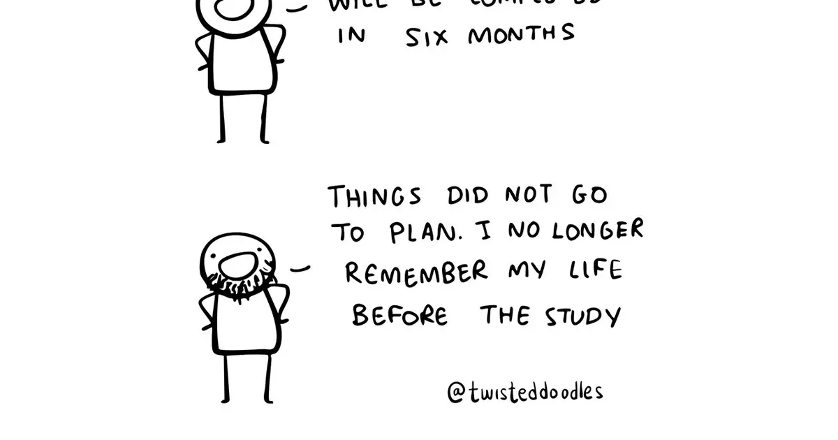 Twisteddoodles on life before the study began…