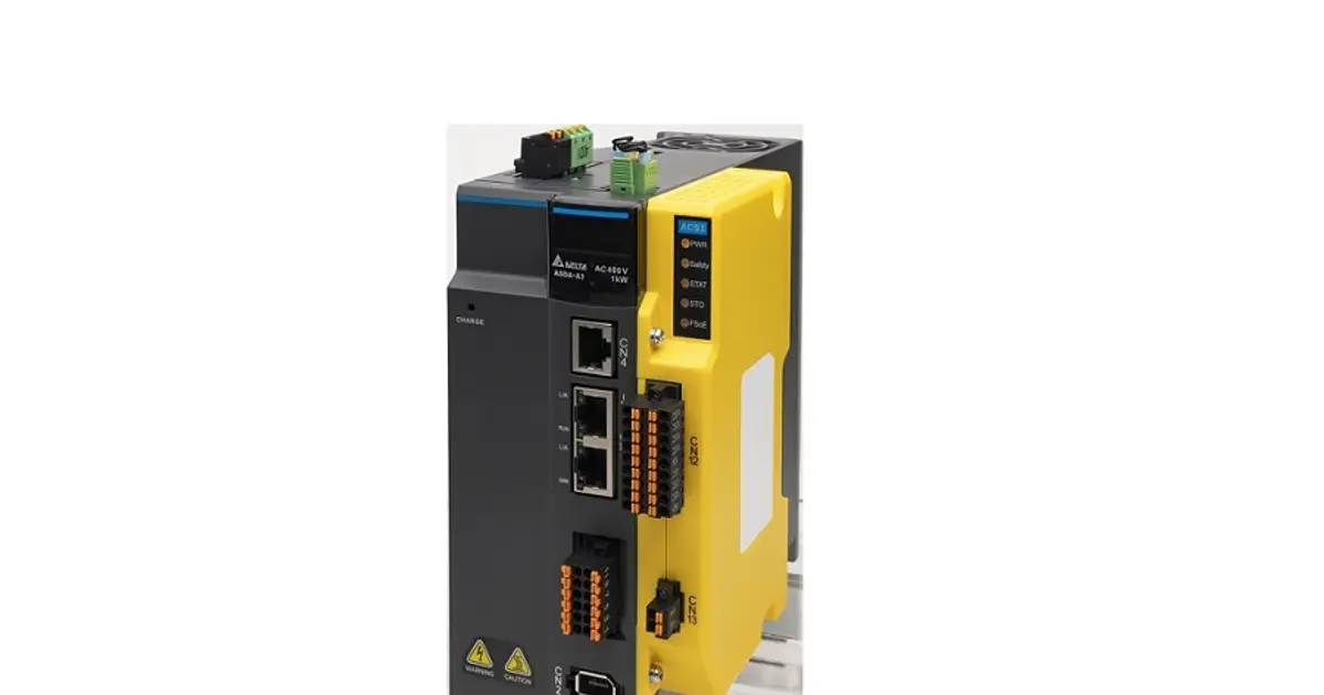 Process and Control Today | Delta Expands ASDA - A3 Series with New EP Servo Drive for Safety - Critical Motion Control
