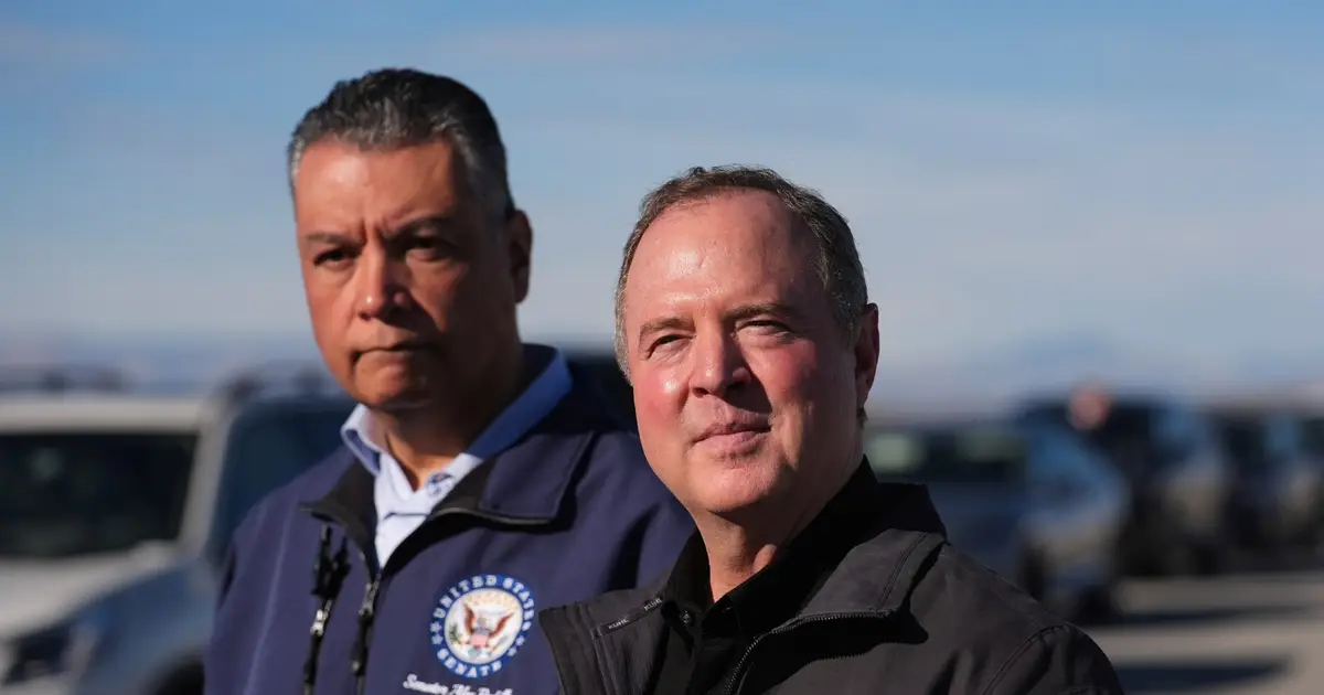 California newest ICE center has 1 , 400 detainees . What Sens . Adam Schiff and Alex Padilla saw there – Redlands Daily Facts