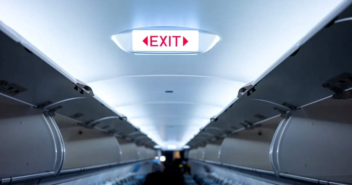 The Most Efficient Way to Evacuate a Plane, According to Science