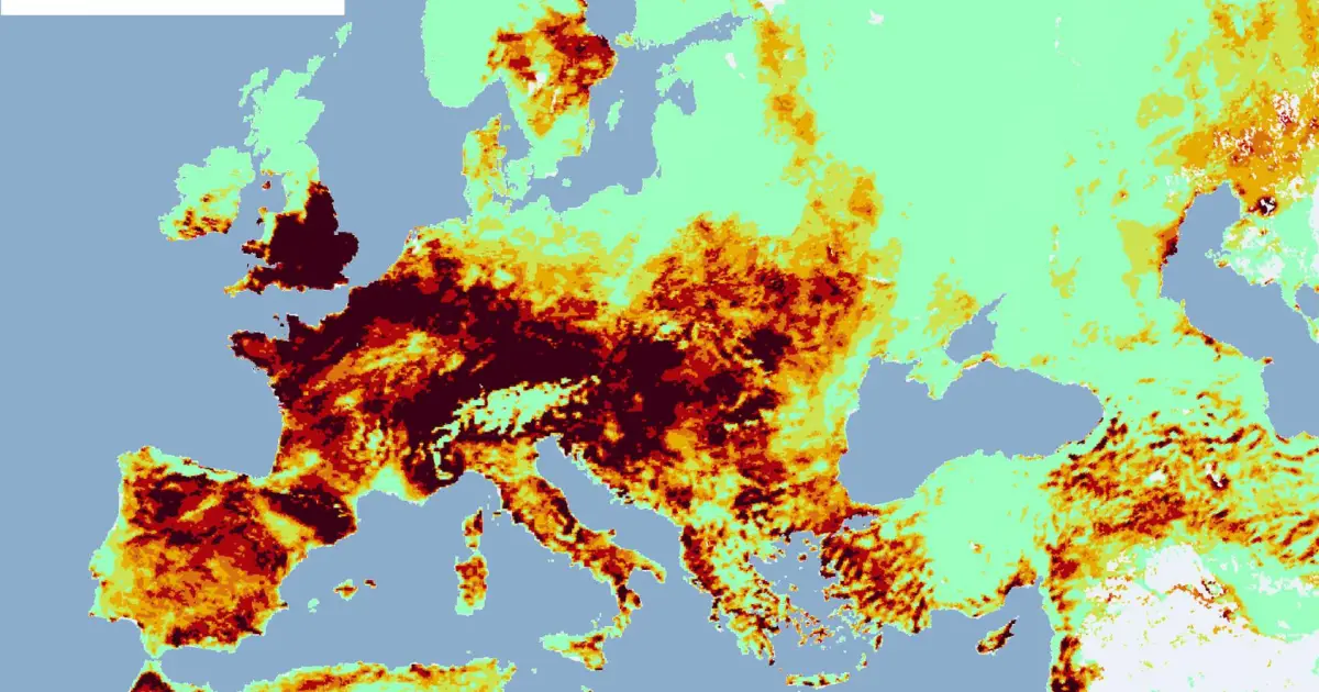 Concerning Map Suggests The Worst May Be Yet to Come For Devastating European Fires