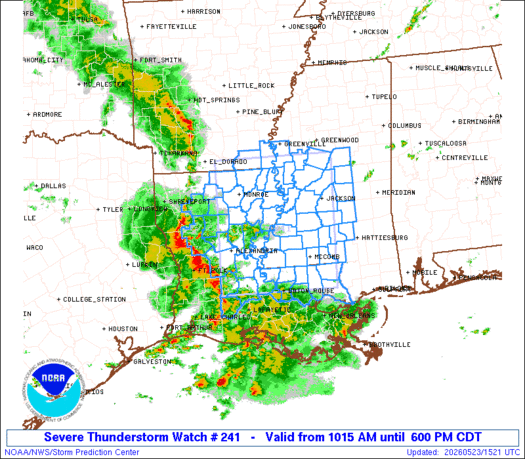 SPC Severe Thunderstorm Watch 241