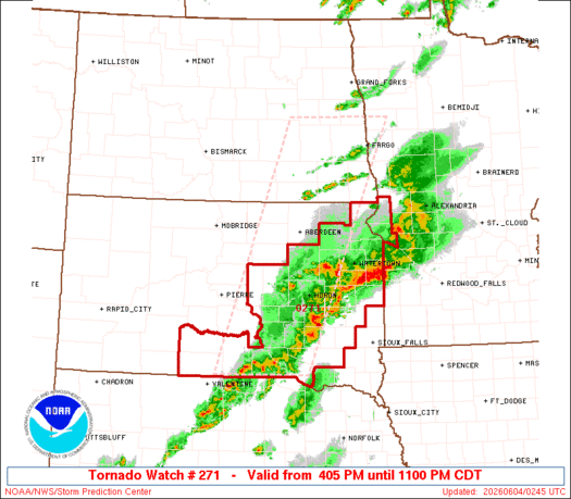 SPC Tornado Watch 271