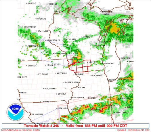 SPC Tornado Watch 346