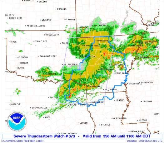 SPC Severe Thunderstorm Watch 373