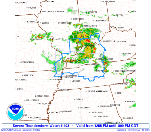 SPC Severe Thunderstorm Watch 403