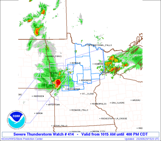 SPC Severe Thunderstorm Watch 414