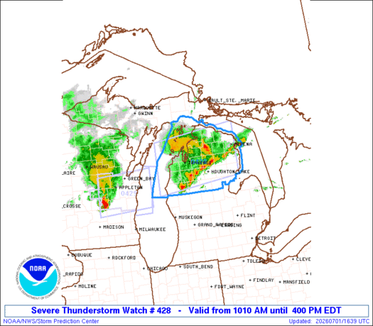 SPC Severe Thunderstorm Watch 428