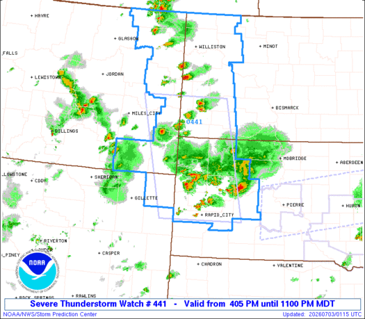 SPC Severe Thunderstorm Watch 441