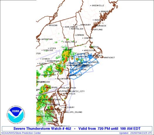 SPC Severe Thunderstorm Watch 462