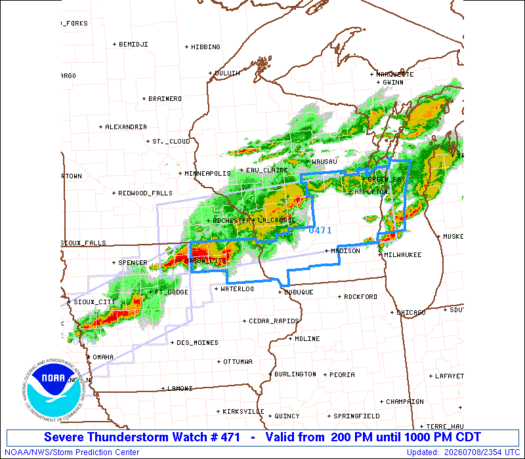 SPC Severe Thunderstorm Watch 471