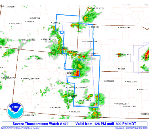 SPC Severe Thunderstorm Watch 472