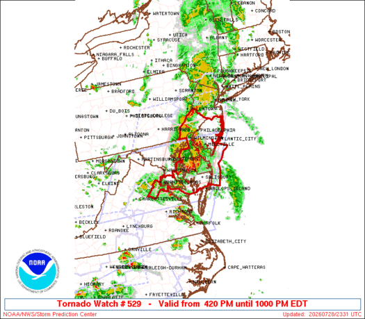 SPC Tornado Watch 529