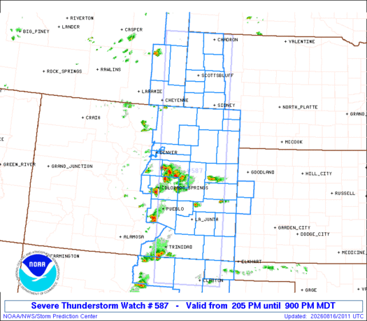 SPC Severe Thunderstorm Watch 587
