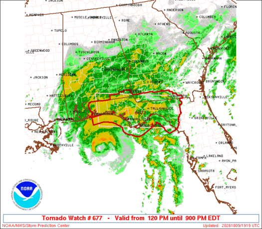SPC Tornado Watch 677