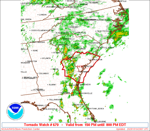 SPC Tornado Watch 679