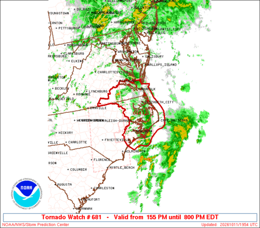 SPC Tornado Watch 681