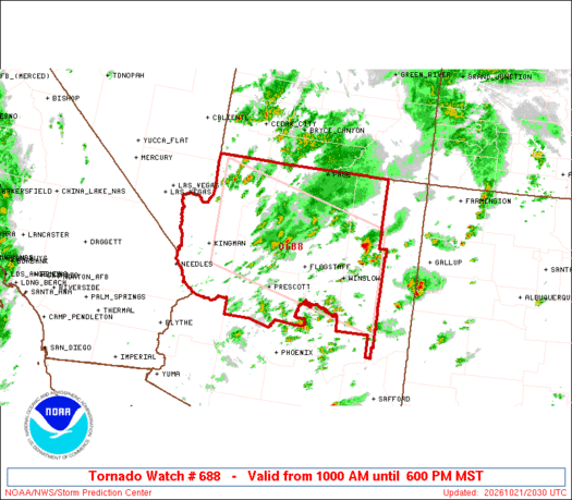 SPC Tornado Watch 688