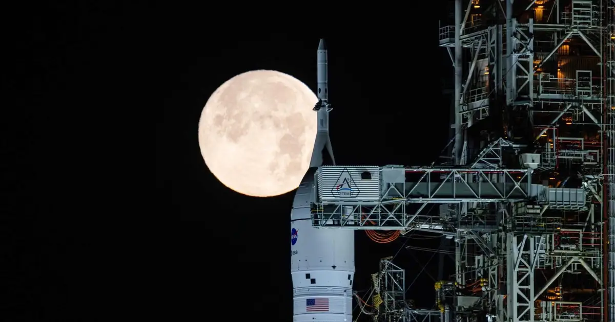 NASA hit by fuel leaks during a practice countdown of the moon rocket that will fly with astronauts