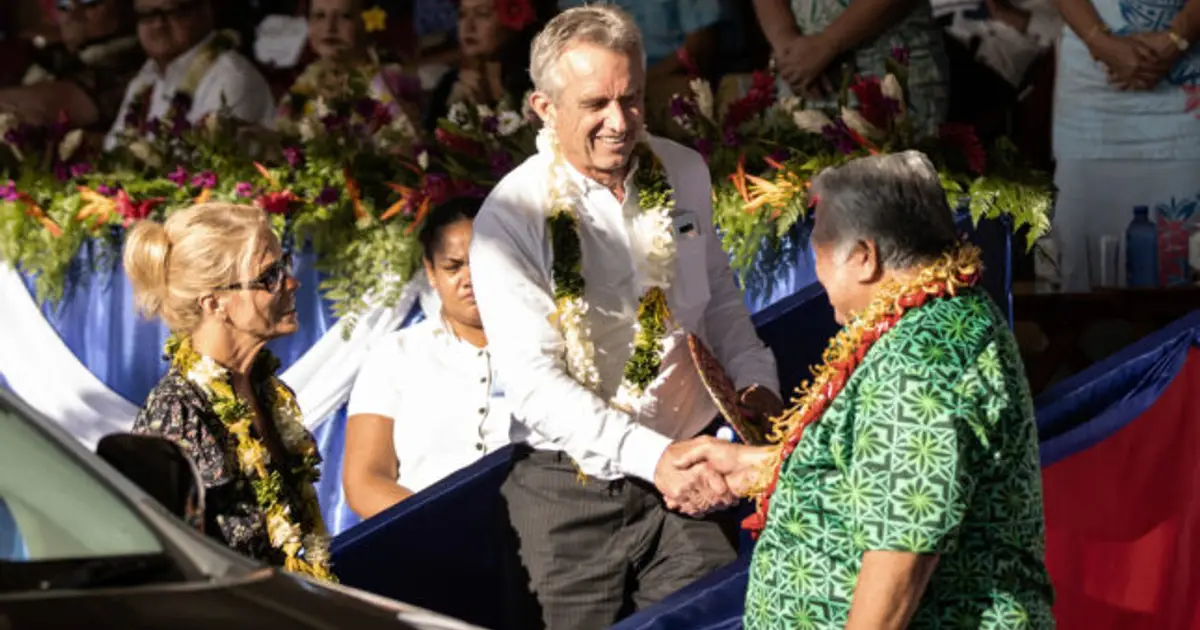 RFK Jr. said a Samoa trip had nothing to do with vaccines. New documents refute that