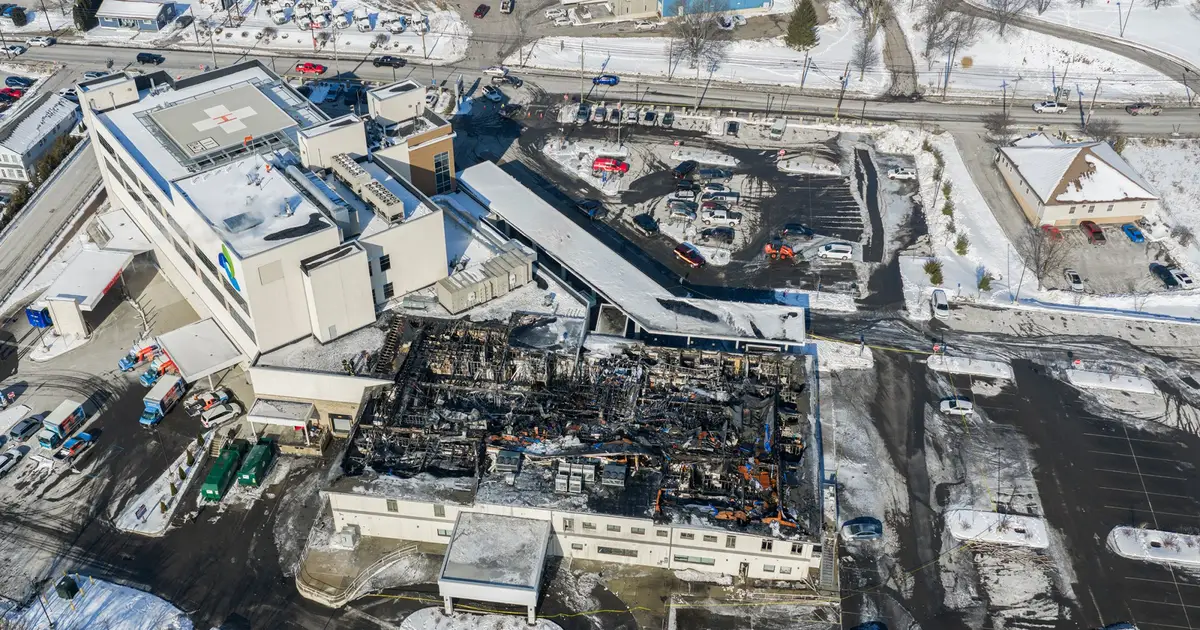 Investigation ongoing in Dickson City hospital blaze
