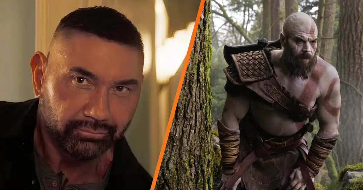 Dave Bautista will now officially play Kratos in the God of War TV series, replacing the injured Ryan Hurst