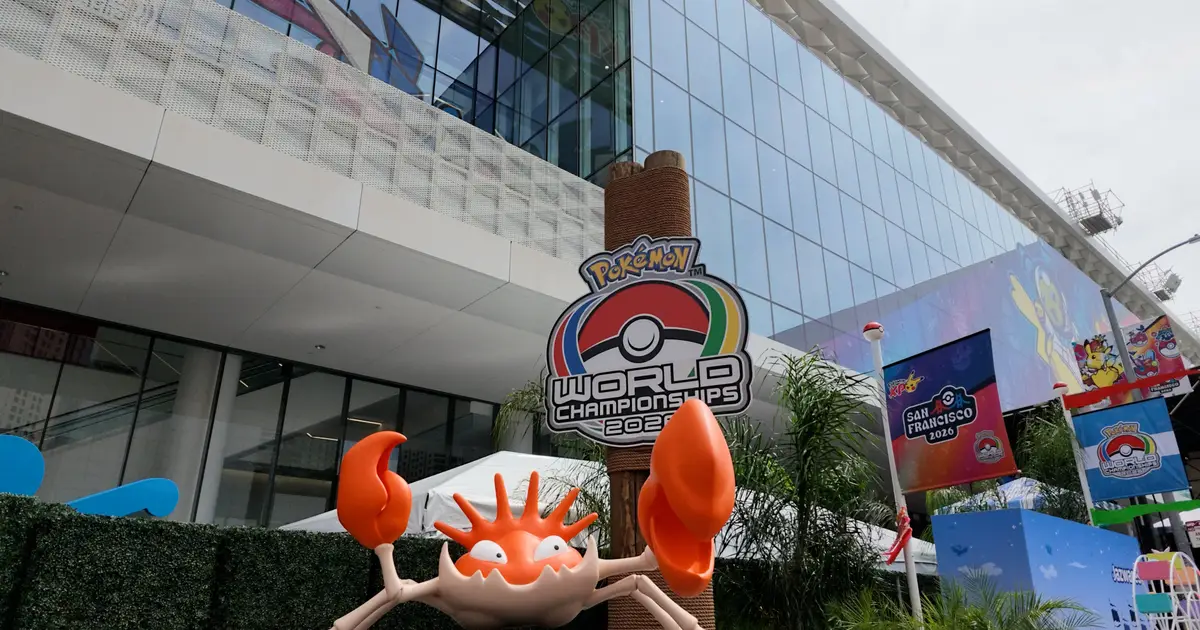 One of San Francisco’s busiest streets has become Rayquaza Road as Pokémon Worlds 2026 & PokémonXP begins