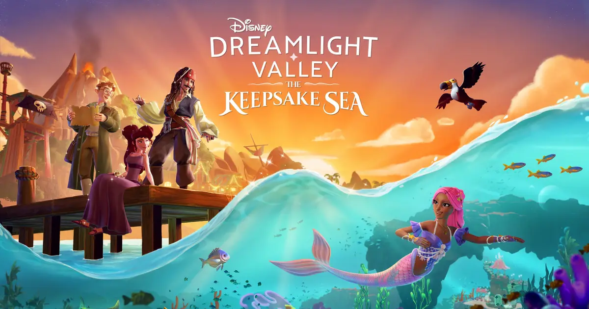 Disney Dreamlight Valley’s next expansion The Keepsake Sea plunges new depths, but in the best way possible